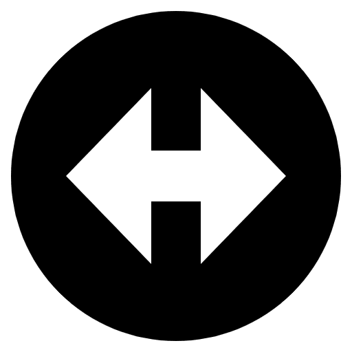 Left Right Arrow Emoji from EmojiTwo Black Set