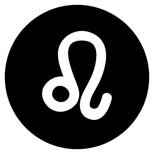 Leo Emoji from EmojiTwo Black Set