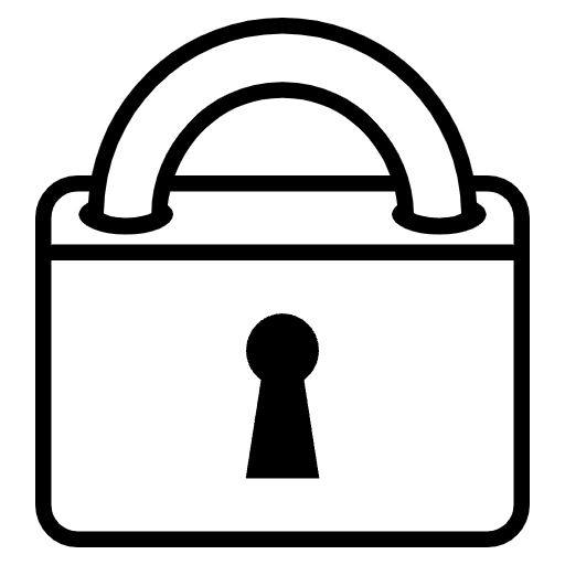 Locked Emoji from EmojiTwo Black Set