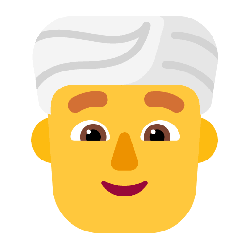 Man Wearing Turban Flat Default Emoji from Fluent Emoji Flat Set