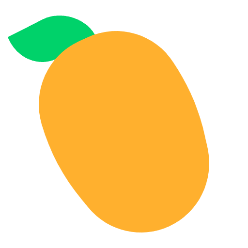 Mango Flat Element from Fluent Emoji Flat Set