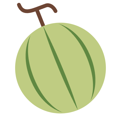 Melon Flat Element from Fluent Emoji Flat Set