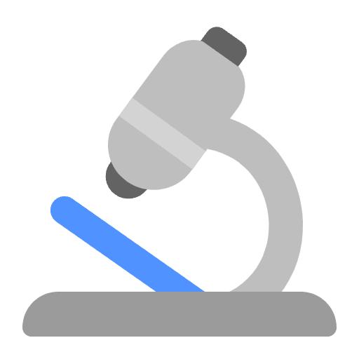Microscope Flat Emoji from Fluent Emoji Flat Set
