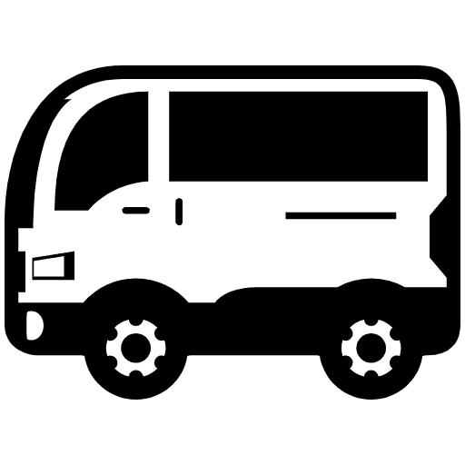 Minibus Emoji from EmojiTwo Black Set