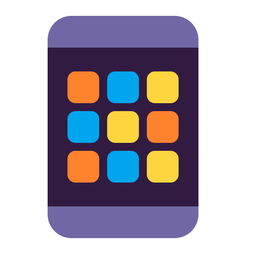 Mobile Phone Flat Emoji from Fluent Emoji Flat Set