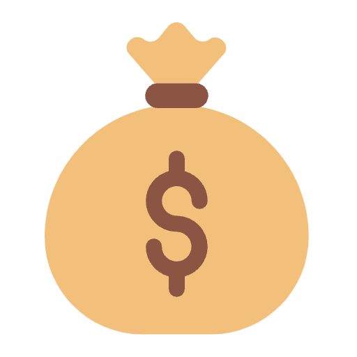 Money Bag Flat Emoji from Fluent Emoji Flat Set