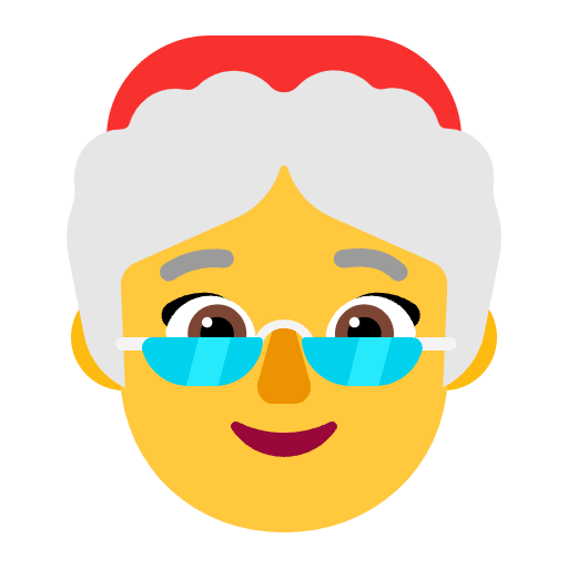 Mrs Claus Flat Default Emoji from Fluent Emoji Flat Set