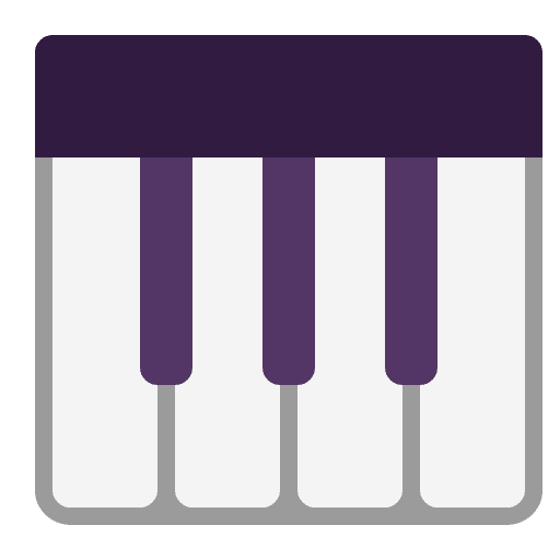 Musical Keyboard Flat Emoji from Fluent Emoji Flat Set
