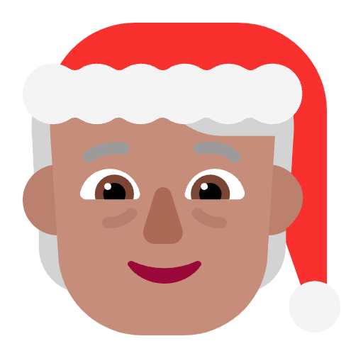 Mx Claus Flat Medium Emoji from Fluent Emoji Flat Set