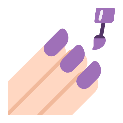 Nail Polish Flat Light Emoji from Fluent Emoji Flat Set