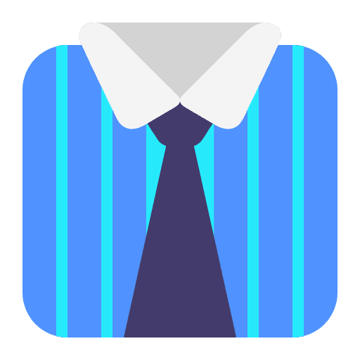 Necktie Flat Element from Fluent Emoji Flat Set