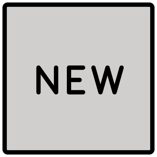 New Button Emoji from OpenMoji Set