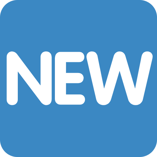 New Button Emoji from Twemoji Set
