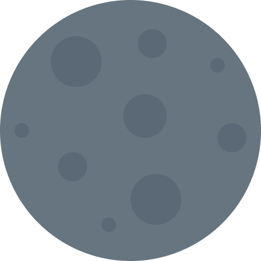 New Moon Emoji from Twemoji Set