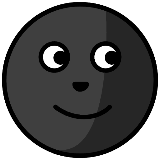 New Moon Face Emoji from OpenMoji Set
