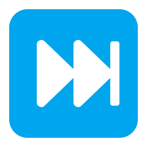 Next Track Button Flat Element from Fluent Emoji Flat Set