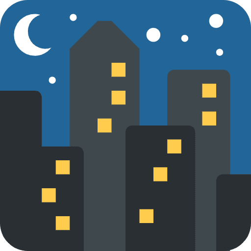 Night With Stars Emoji from Twemoji Emoji Set