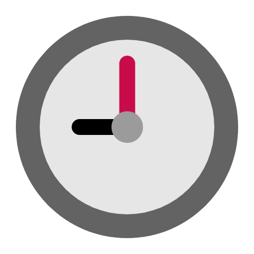 Nine Oclock Flat Emoji from Fluent Emoji Flat Set
