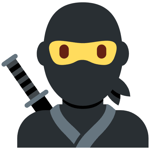 Ninja Element from Twemoji Emoji Set