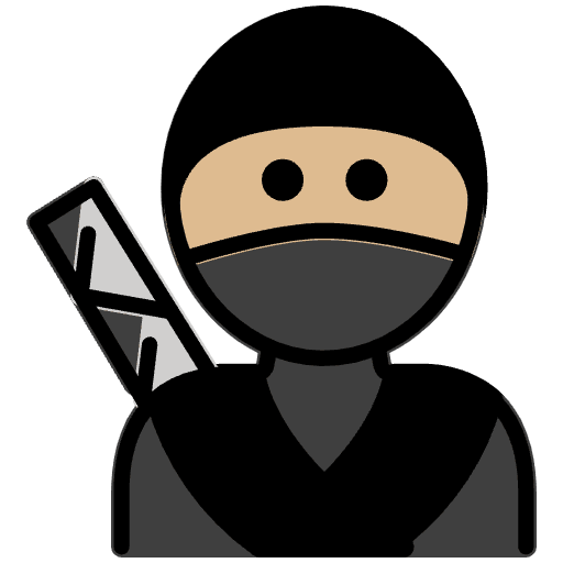 Ninja Medium Light Skin Tone Emoji from OpenMoji Emoji Set