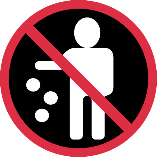 No Littering Emoji from Twemoji Emoji Set