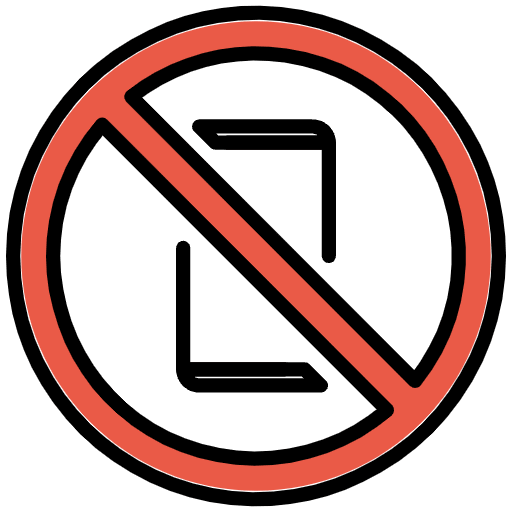 No Mobile Phones Element from OpenMoji Emoji Set