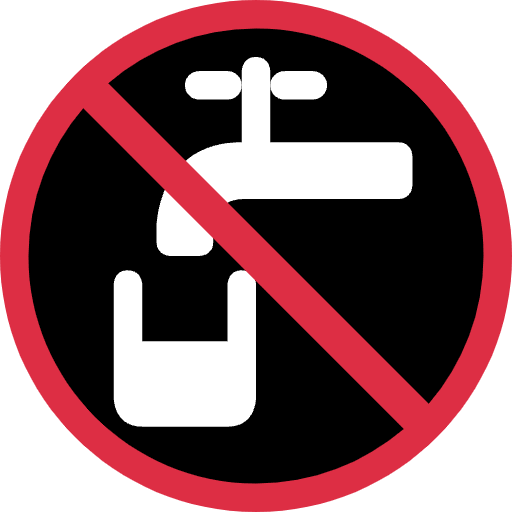 Non Potable Water Emoji from Twemoji Set