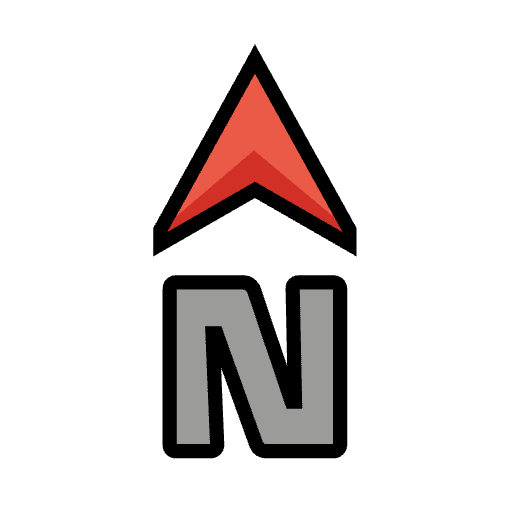 North Emoji from OpenMoji Set