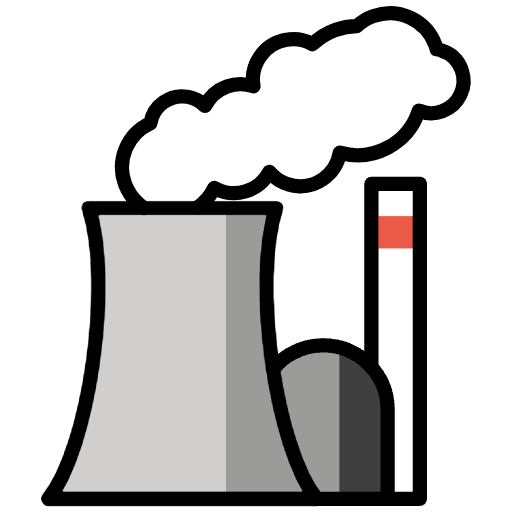 Nuclear Power Plant Element from OpenMoji Emoji Set