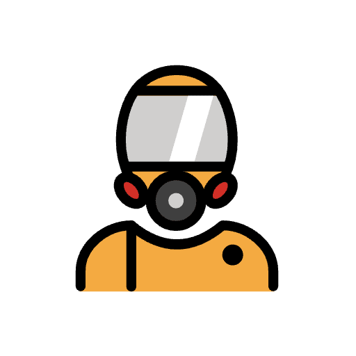 Nuclear Protection Element from OpenMoji Emoji Set