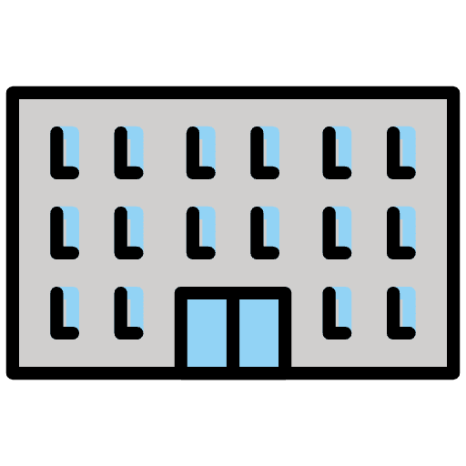 Office Building Emoji from OpenMoji Emoji Set