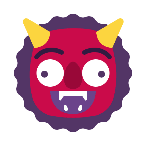 Ogre Flat Emoji from Fluent Emoji Flat Set