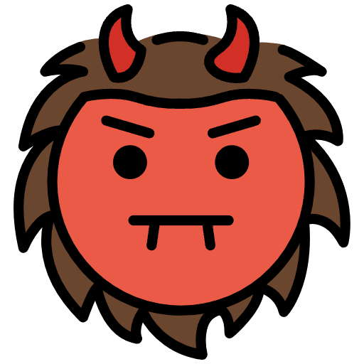 Ogre Emoji from OpenMoji Emoji Set