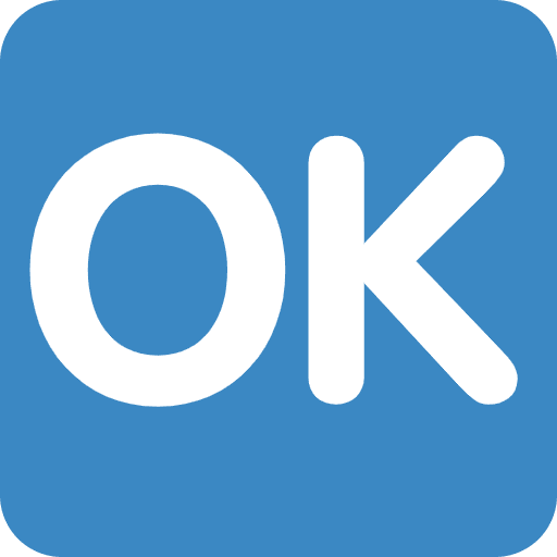 Ok Button Emoji from Twemoji Emoji Set