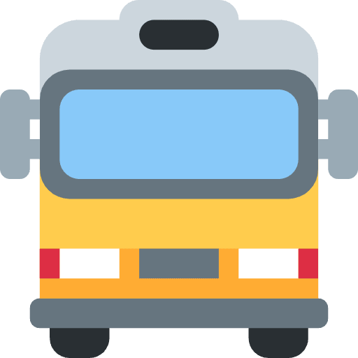 Oncoming Bus Emoji from Twemoji Emoji Set