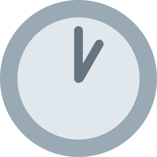 One O’clock Emoji from Twemoji Emoji Set