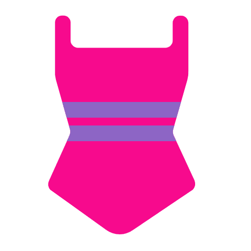 One Piece Swimsuit Flat Emoji from Fluent Emoji Flat Set