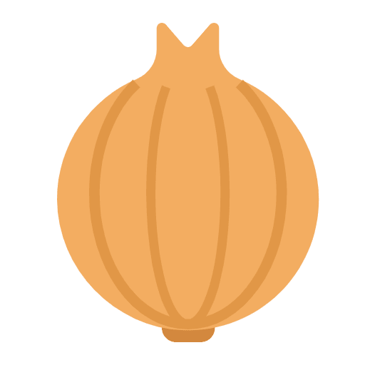 Onion Flat Emoji from Fluent Emoji Flat Set