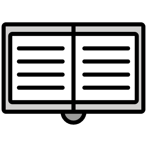 Open Book Element from OpenMoji Emoji Set