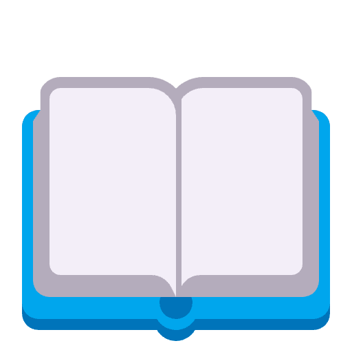 Open Book Flat Emoji from Fluent Emoji Flat Set