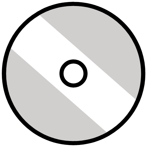 Optical Disk Emoji from OpenMoji Emoji Set