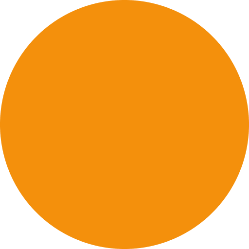 Orange Circle Emoji from Twemoji Emoji Set