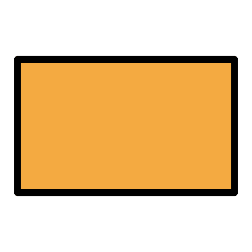 Orange Flag Emoji from OpenMoji Emoji Set