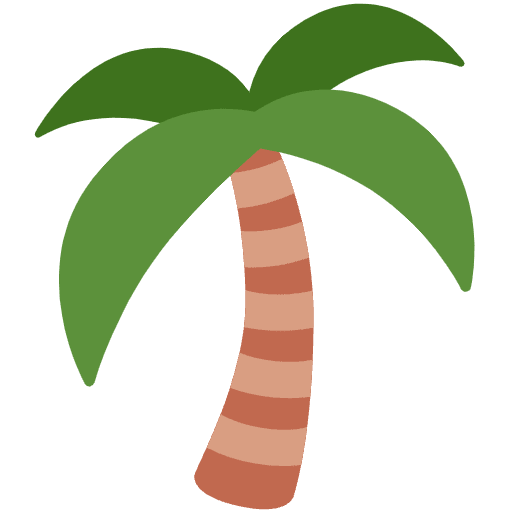 Palm Tree Emoji from Twemoji Emoji Set