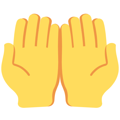 Palms Up Together Emoji from Twemoji Set