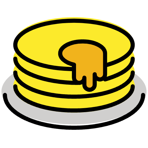 Pancakes Emoji from OpenMoji Emoji Set