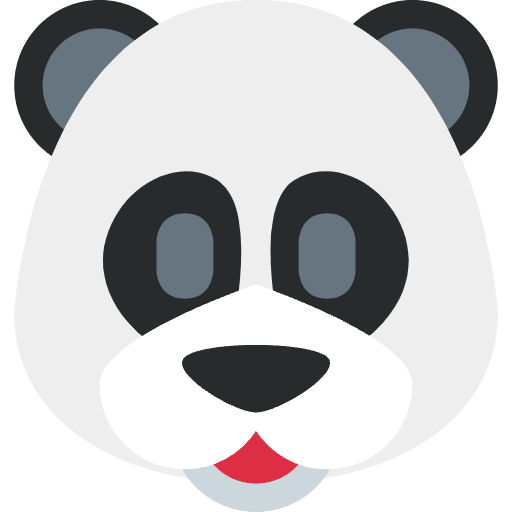 Panda Emoji from Twemoji Emoji Set