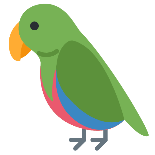 Parrot Emoji from Twemoji Emoji Set