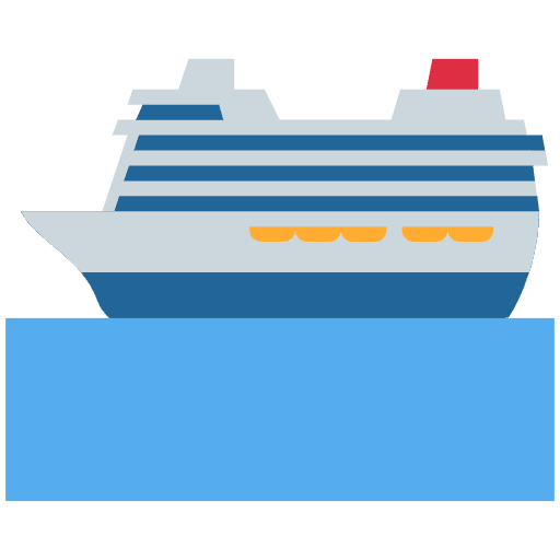 Passenger Ship Emoji from Twemoji Emoji Set