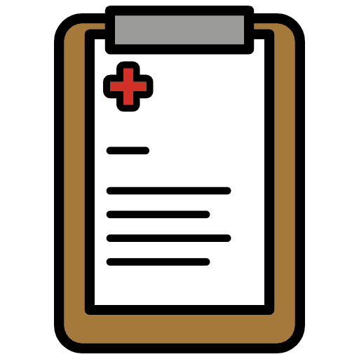 Patient Clipboard Element from OpenMoji Emoji Set